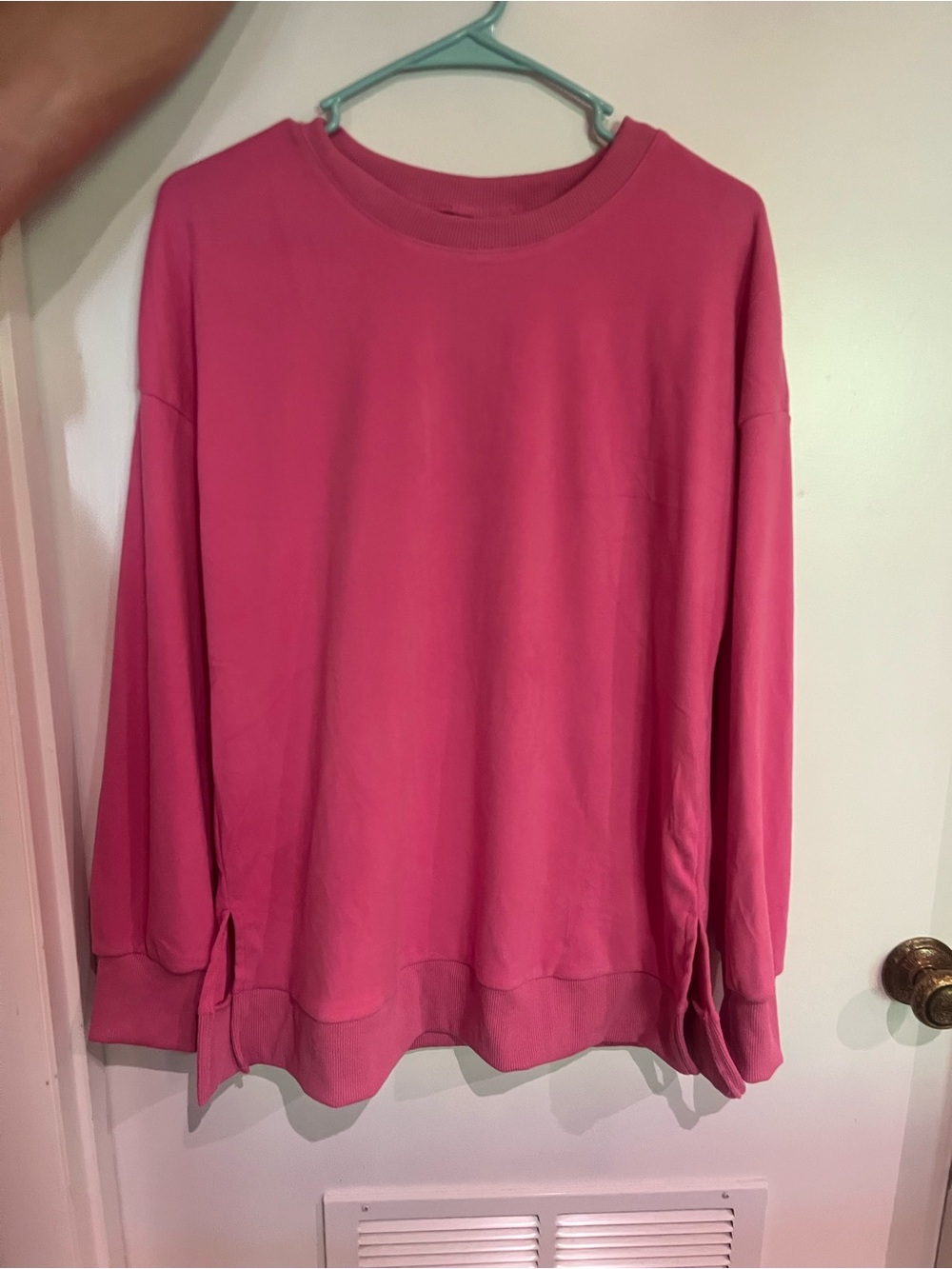 Women's Bright Pink Crewneck Sweatshirt
